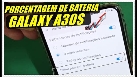 Como Mostrar A Porcentagem De Bateria No Celular Samsung Galaxy A30s