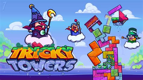 Башня не падай Весёлый магический тетрис Tricky Towers 1 YouTube