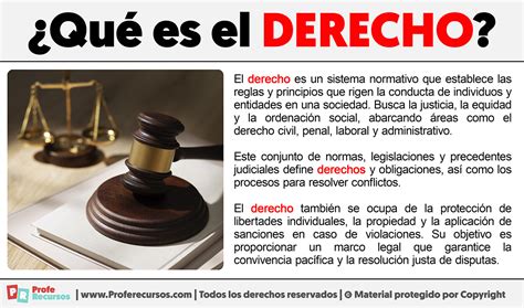 Qué es el Derecho Definición de Derecho