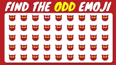 Find The Odd One Out Emoji Quiz Easy Medium Hard Impossible