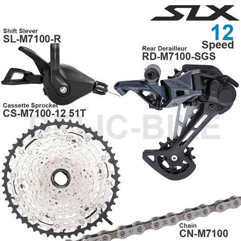 Shimano Slx M7100 1x12v Groupset Shifter Desviador Traseiro 12