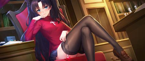 2560x1080 Tohsaka Rin Anime Girl 5k Wallpaper 2560x1080 Resolution Hd 4k Wallpapers Images