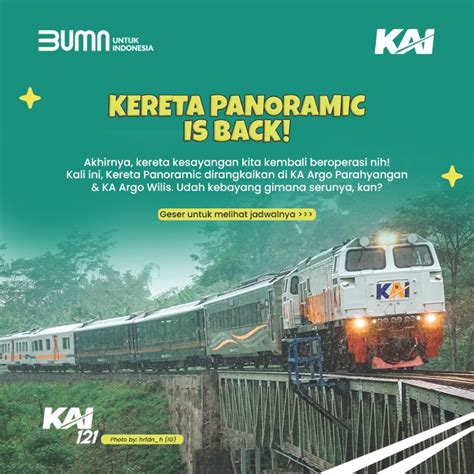 Kereta Api Indonesia On Twitter Kereta Panoramic Is Back Di Bulan