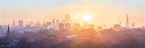 Winter Sunrise over London Skyline - Adam Butler Photography