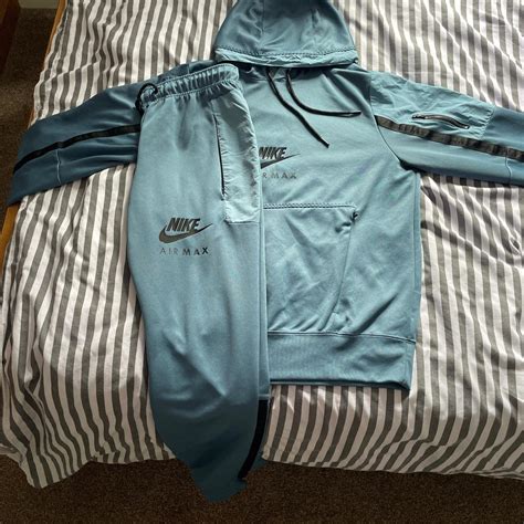 Blue Nike Air Max Tracksuit Wore A Couple Of Times Depop