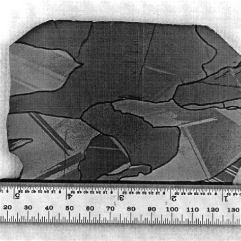 Photo of a typical large-area CZT sample used for harvesting ...