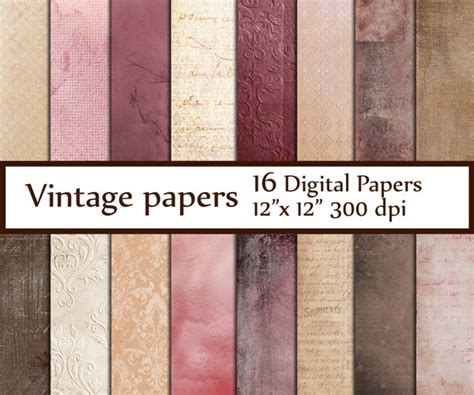 Shabby Chic Digital Papers