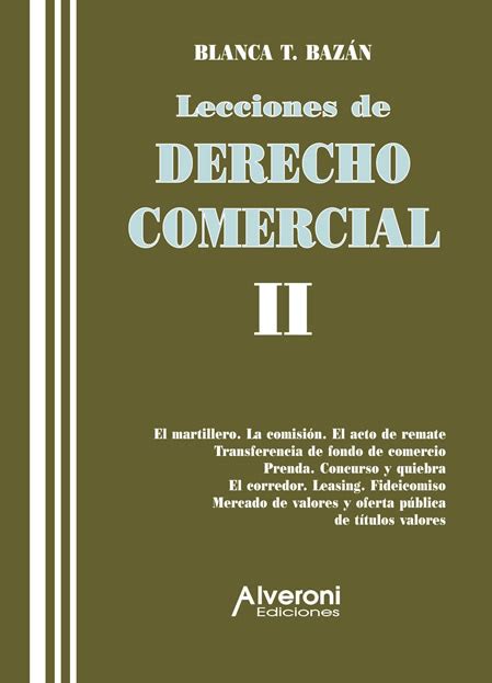 Lecciones De Derecho Comercial Ii Alveroni Libros Jurídicos