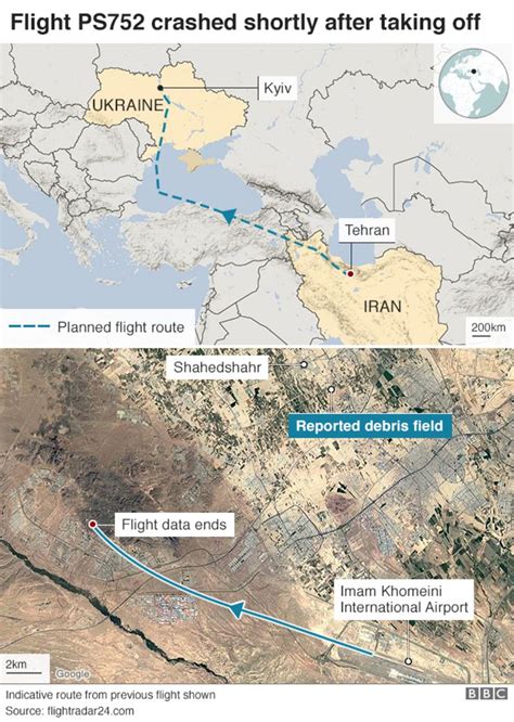 Iran Plane Crash Western Powers Suggest Missile Downed Jet Bbc News