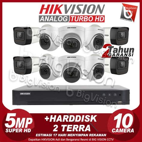 Jual Paket Kamera Cctv Hikvision Channel Kamera Mp Di Seller Big