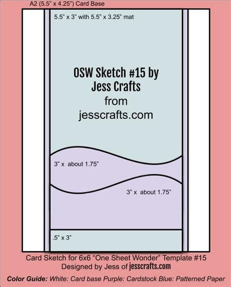 6x6 One Sheet Wonder Template 15 Featuring MFT Jess Crafts One