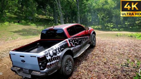 Ford Ranger Raptor Realistic Offroading Gameplay Forza Horizon K