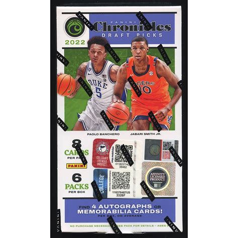 2022 23 Panini Chronicles Draft Picks Basketball Hobby Box Pristine