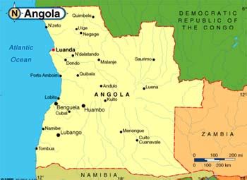 ANGOLA Przewodnik Ciekawostki Kultura Wizy Porady Szczepienia Mapa