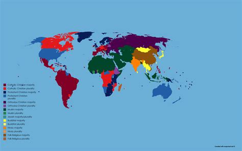 World Religions Map