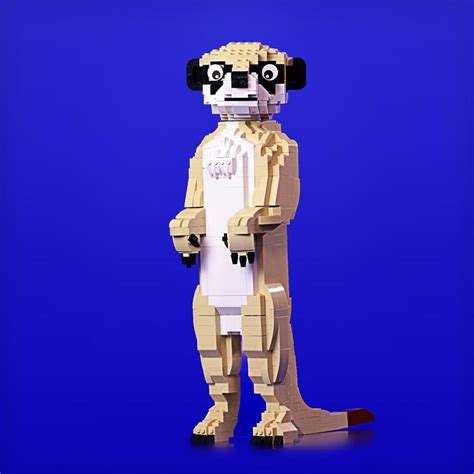 Lego Moc Meerkat By Frostbricks Rebrickable Build With Lego