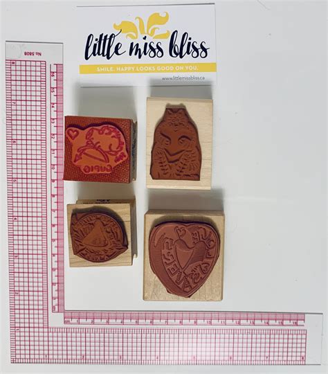 Vintage Rubber Stamps Heartlovevalentines Day Stamps Etsy