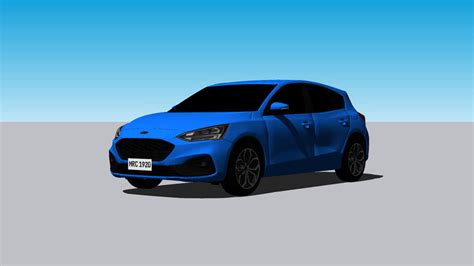 2020 Ford Focus St Line 3d Warehouse