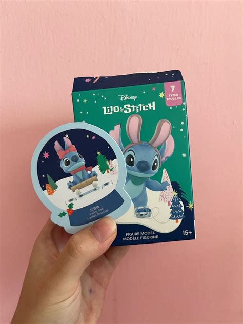 Wtt Lilo Stitch Bunny Winter Story Miniso Blind Box Hobbies Toys