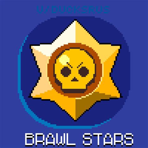 Pixel Art Brawl Stars Logo Dibujos Pixelados Pixeles Dibujos Porn 11700