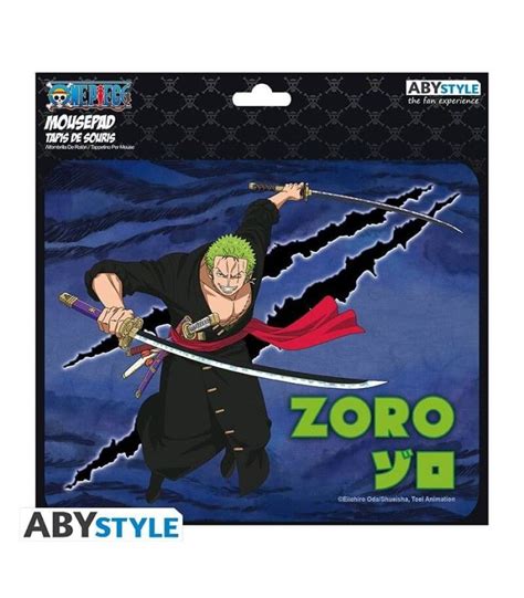 One Piece Mousepad Alfombrilla De Ratón Flexible Roronoa Zoro