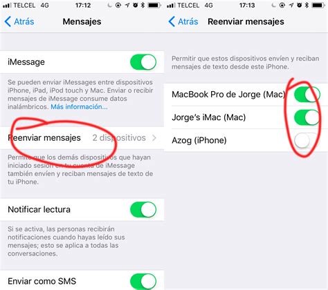 Enviar Y Recibir SMS Desde MacOS IPhone