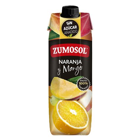 Zumo De Naranja Y Mango Zumosol Exprimido Brik 1 L Zumosol Carrefour