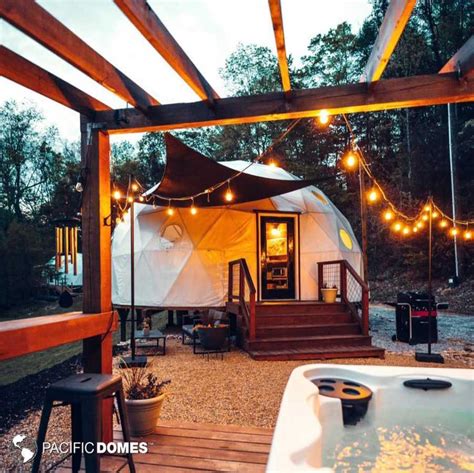 Prefab Glamping Dome Retreat | Pacific Domes