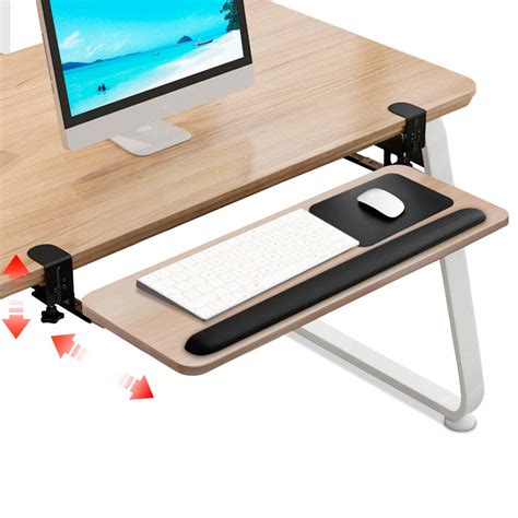 Buy Muvteens Clamp On Keyboard Tray Under Desk Keyboard Drawer