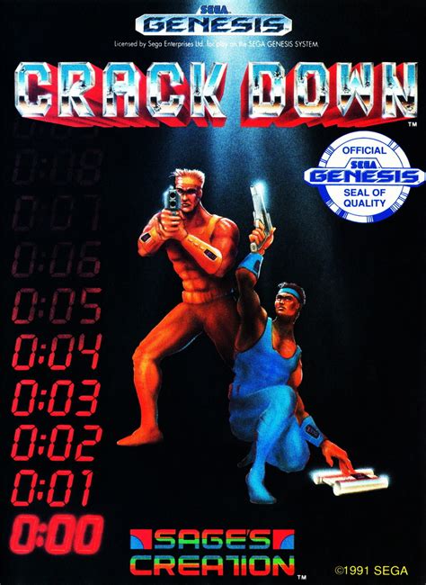 Buy The Game Crack Down For Sega Megadrive The Video Games Museum