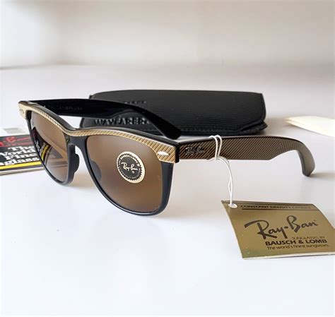 Vintage 80s Bandl Ray Ban Wayfarer Ii W0495 54mm Sunglasses