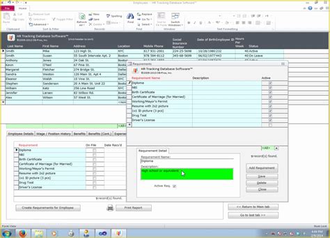 58 Free Human Resources Access Database Template Heritagechristiancollege