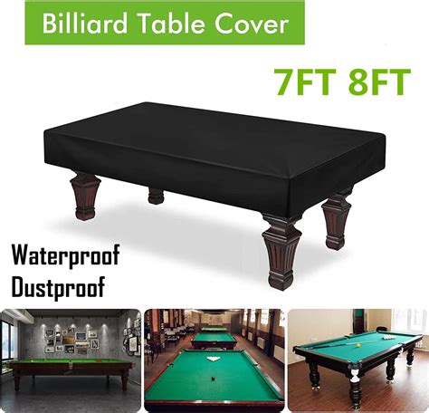 Ft Pool Snooker Billiard Table Cover Polyester Waterproof Dust Cap