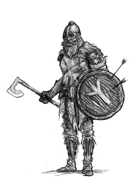 Viking Warrior Drawing At Explore Collection Of