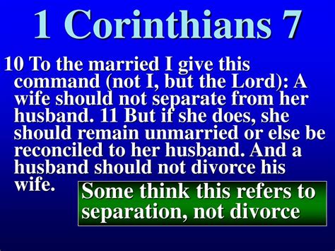 1 Corinthians 7 Marriage Sex And Divorce Ppt Download