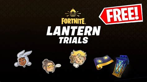 How To Unlock FREE REWARDS In Fortnite Lantern Trials YouTube