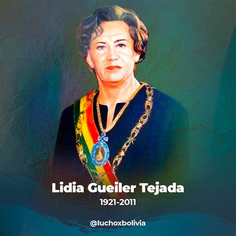 Conmemoramos 12 años del fallecimiento de la expresidenta Lidia Gueiler