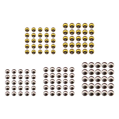 300pcs 3456mm Snake Pupil Red 3d Holographic Fishing Lure Eyes Fly