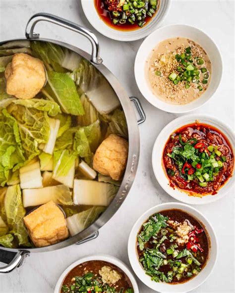 Hot Pot Dipping Sauces Savory Sweet Spoon