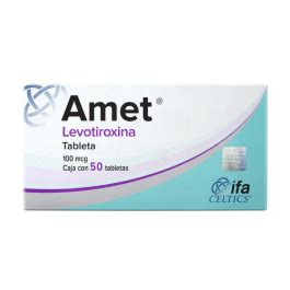 AMET 100 Mcg TAB CAJ C 50