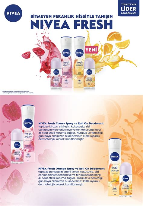 Nivea Fresh Cherry Kad N Deodorant Ml Watsons