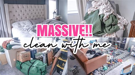 Massive Clean With Me Messy House Cleaning Real Life Mess Youtube