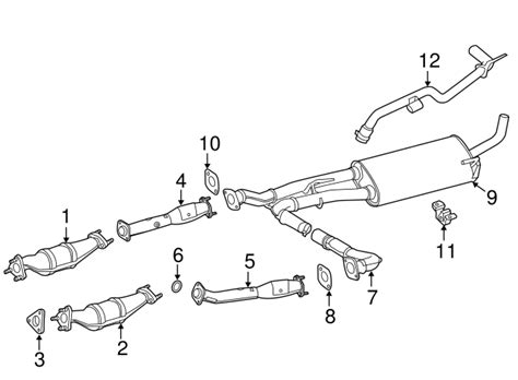 2012 2019 Nissan Muffler Assembly Exhaust Main 20100 1pe0a Quirkparts