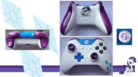 Rarity Mlp Fim Custom Xbox One Controller By Cardi On Deviantart Custom