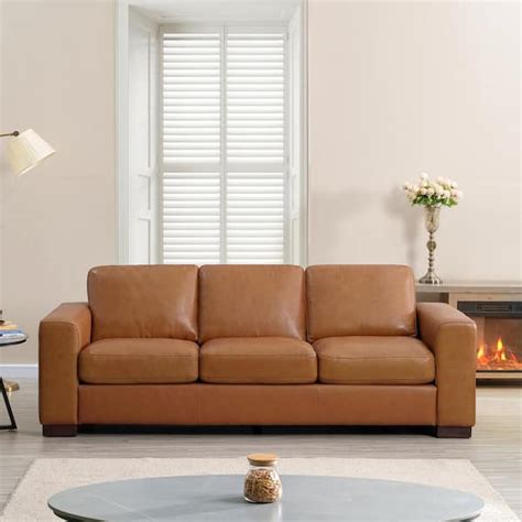 Tan Leather Sofa Bed | Cabinets Matttroy