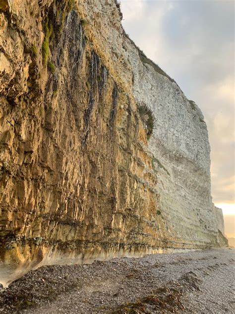 View of a Cliff at Sunset · Free Stock Photo