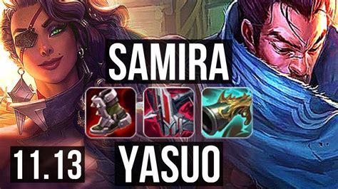 SAMIRA Veigar Vs YASUO Vel Koz ADC 800 Games 13 3 8