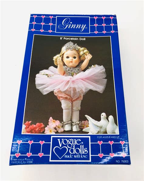 Vintage Porcelain Ginny Doll Vogue Doll Mib 75003 Ginny Etsy