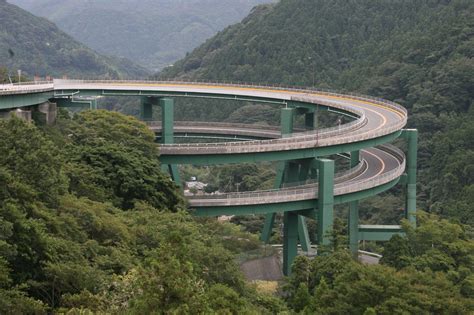 Travel Trip Journey : kawazu nanadaru Loop bridge Japan