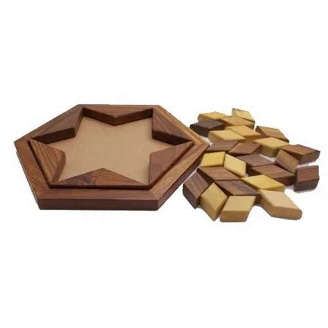 Brown Wooden Star Shaped Puzzle At Rs 250 Piece In Nagina Id 22060884930